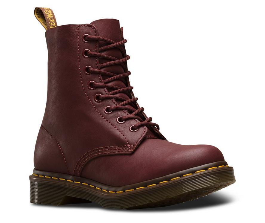 dr martens 1460 pascal virginia cherry red