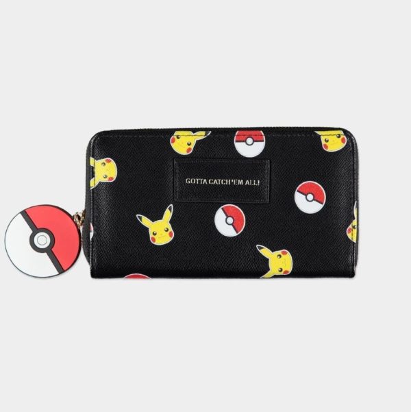 Pickachu Girls Zip Around Wallet