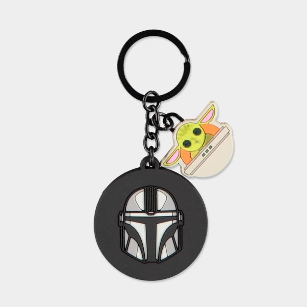 The Mandalorian Rubber Keychain