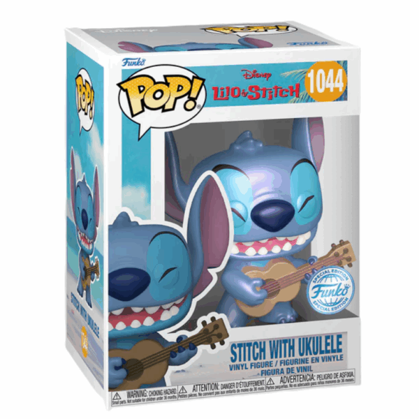 Stitch with Ukulele (Pearlescent) Exclusive - Afbeelding 2