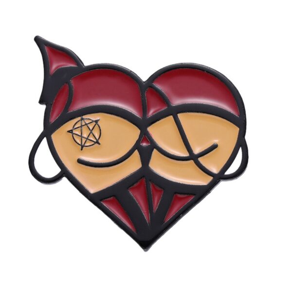 Devil Heart Pin