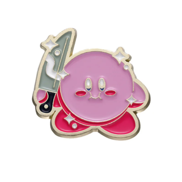 Kirby With Knife Pin