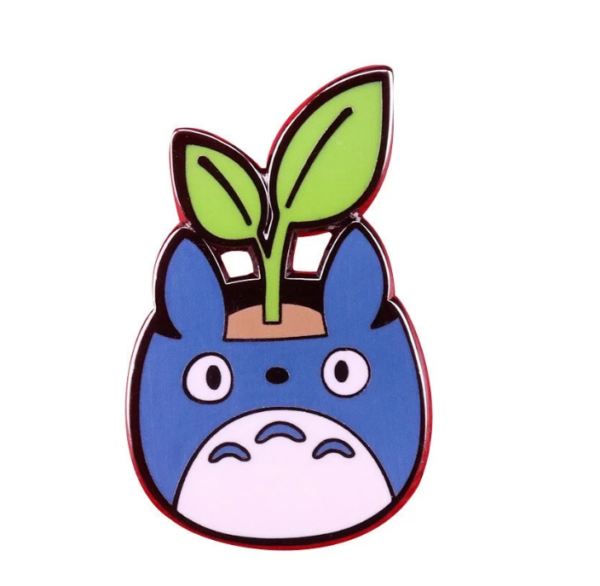 Totoro Plant Pin