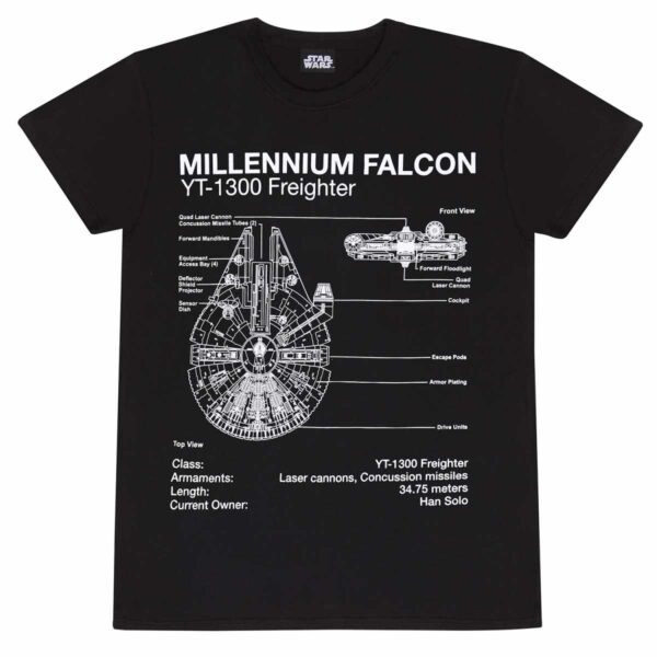 Millennium Falcon Sketch Shirt