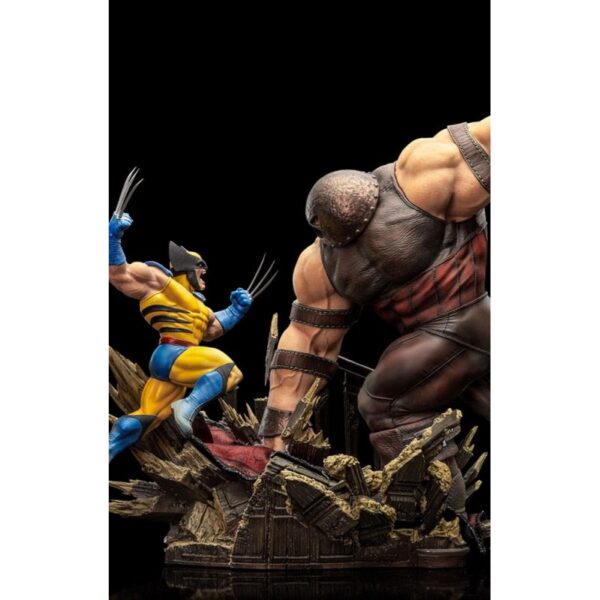 Marvel BDS Art Scale Statue 1/10 Wolverine vs Juggernaut Exclusive - Afbeelding 4