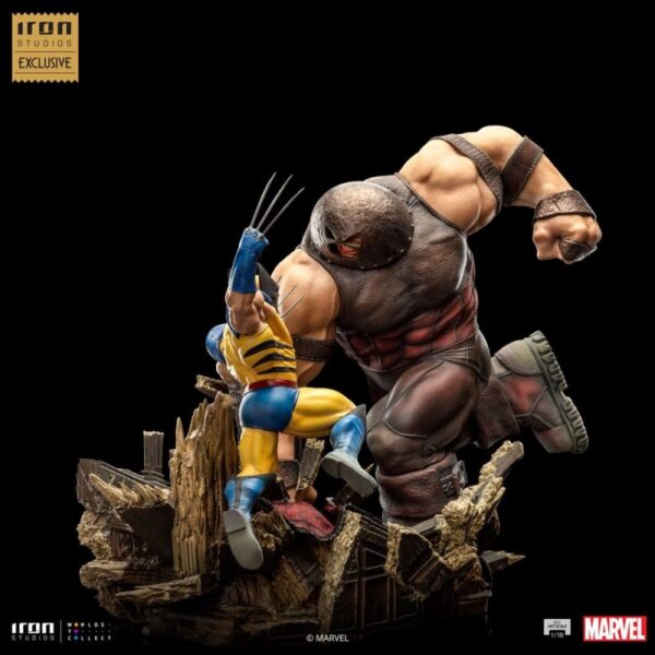 Marvel BDS Art Scale Statue 1/10 Wolverine vs Juggernaut Exclusive - Afbeelding 5