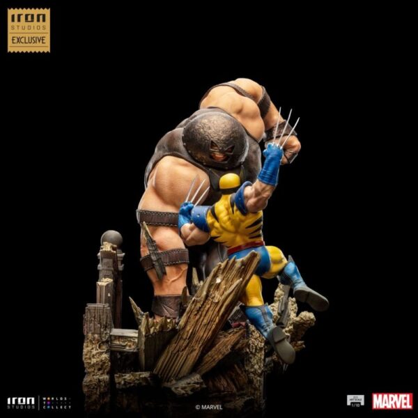 Marvel BDS Art Scale Statue 1/10 Wolverine vs Juggernaut Exclusive - Afbeelding 6