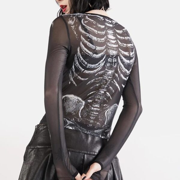 Skeleton Mesh Top - Afbeelding 3