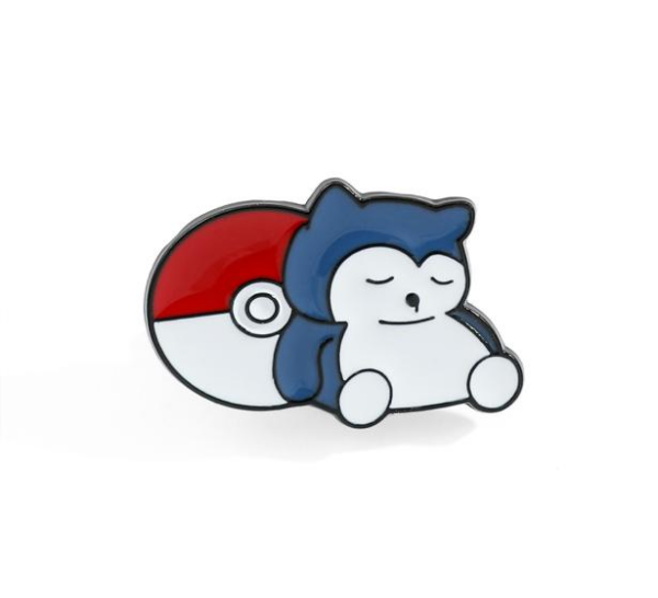 Snorlax with Pokeball Pin