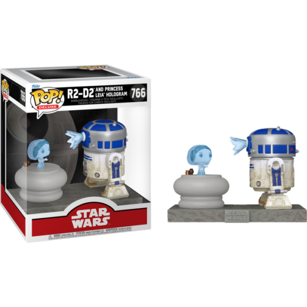 R2-D2 & Princess Leia Hologram