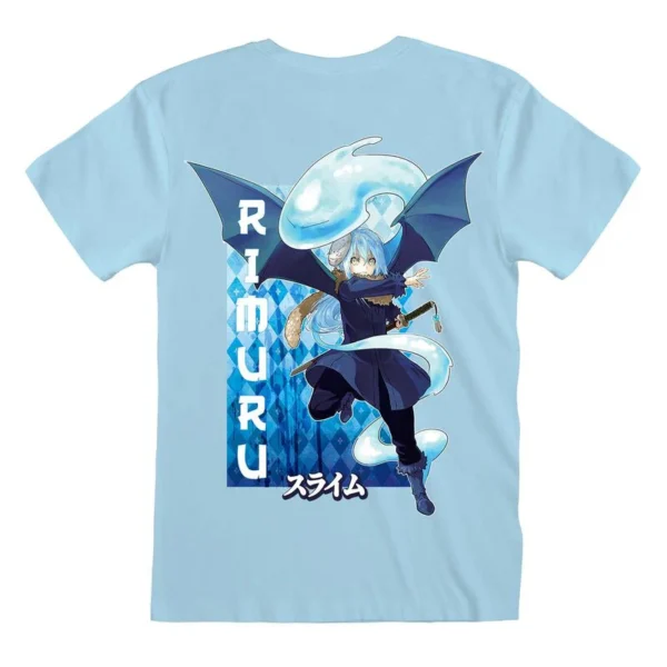 Rimuru Back Print T-Shirt Blue