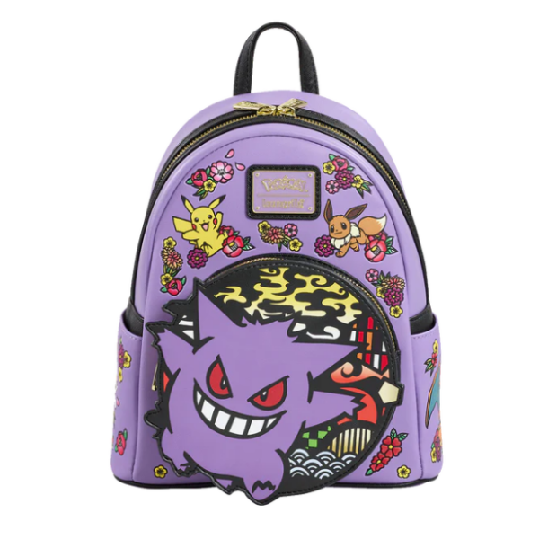 Embroidered Wagara Mini Backpack