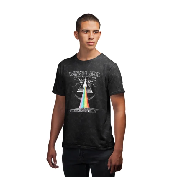 Pink Floyd - The Dark Ride - Black stone wash shirt - Afbeelding 2