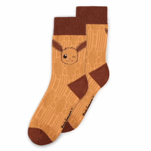 Pokémon - Eevee Evolution (EEU) Socks (3 Pack) - Afbeelding 3