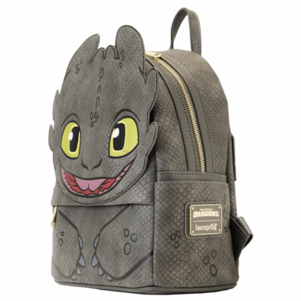 How To Train Your Dragon -Toothless Cosplay Loungefly Mini Backpack - Afbeelding 4
