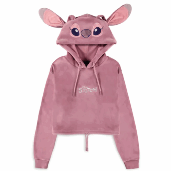 Lilo & Stitch - Angel Cropped Hoodie