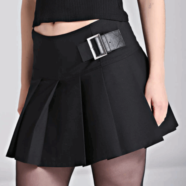 Rebellion Skirt - Black - Afbeelding 4