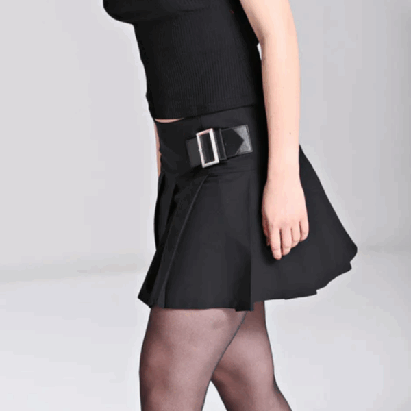Rebellion Skirt - Black - Afbeelding 6