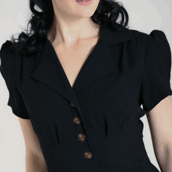 Vera Lynn Dress Black - Afbeelding 3