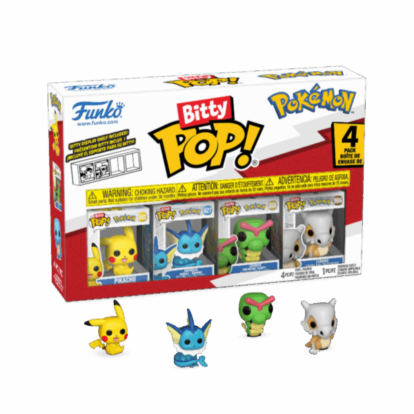Bitty POP: Pokemon- Pikachu 4PK