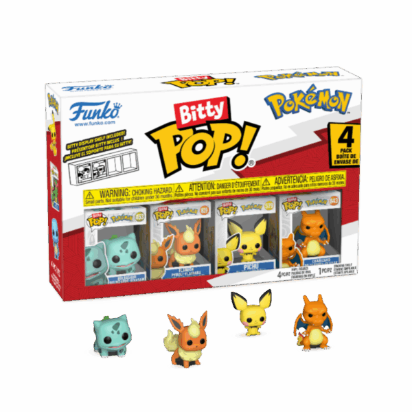 Bitty POP: Pokemon- Bulbasaur 4PK