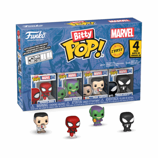 Bitty POP: Spider-Man - Spider-Man 4pk