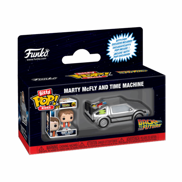BITTY POP! RIDES MARTY MCFLY AND TIME MACHINE - Afbeelding 2