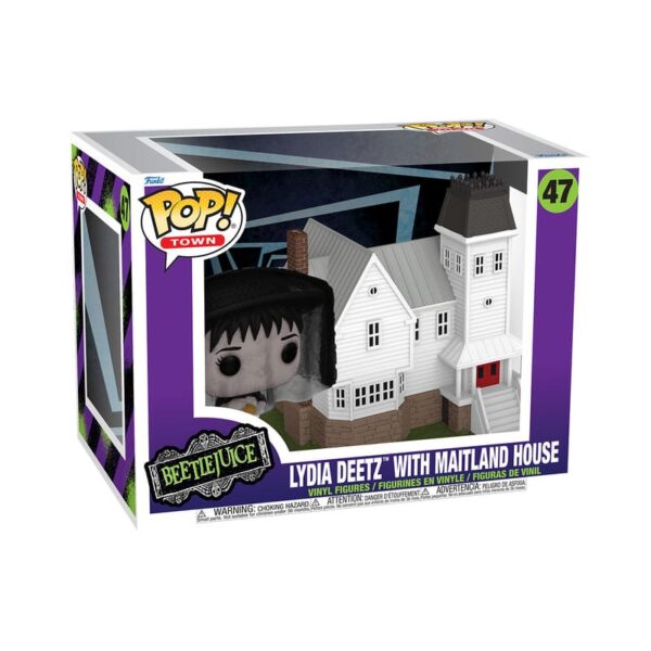 Beetlejuice POP! Town Vinyl Figure Lydia Deetz with Maitland House - Afbeelding 2
