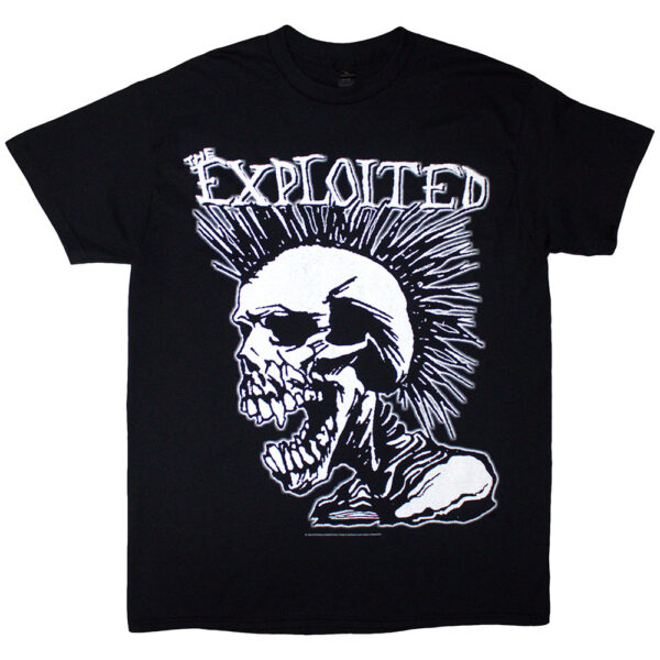 The Exploited - Mohican Skull T-Shirt - Afbeelding 2