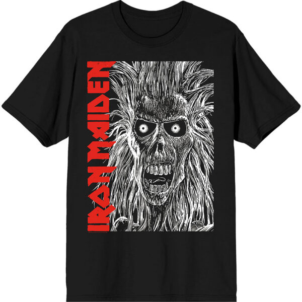 Iron Maiden - Eponymous Face Red Logo Shirt