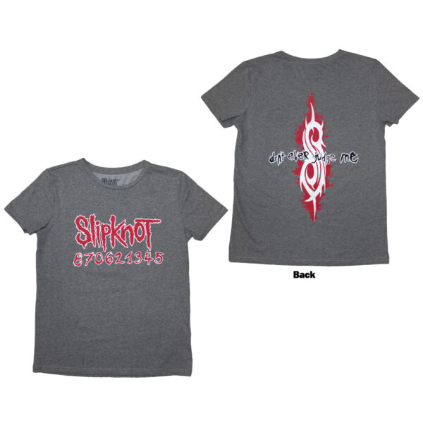 Slipknot Ladies T-Shirt - Don't Ever Judge Me