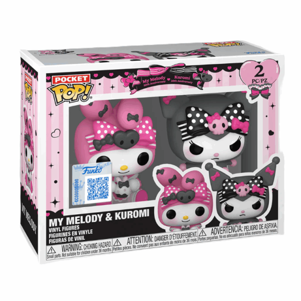 SANRIO - Pocket POP 2 Pack - Kuromi / My Melody - Afbeelding 2