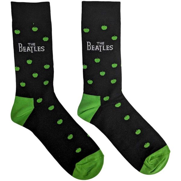 The Beatles - Drop T & Apples design motif Socks