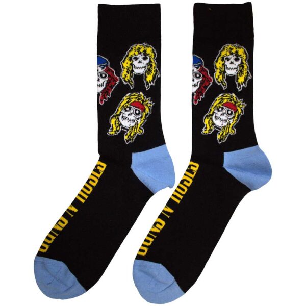 Guns N' Roses Socks Skulls Band design motif. - Afbeelding 2