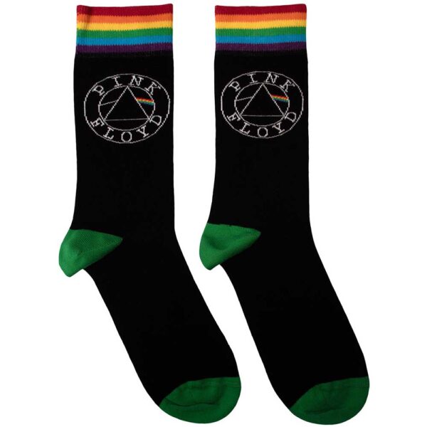 Pink Floyd  Socks Circle Logo design motif.