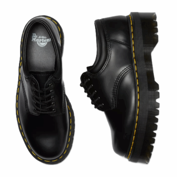 8053 Quad Smooth Leren Platform Schoenen - Afbeelding 4