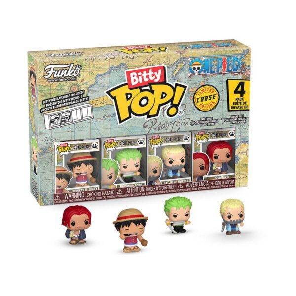 One Piece Bitty POP! 4-Pack Luffy