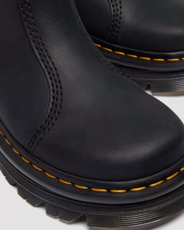 Zebzag Rigger slip on leather boots - Afbeelding 4