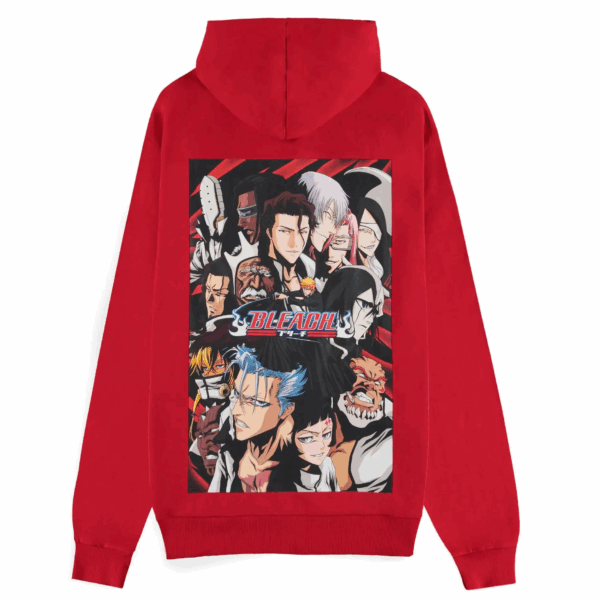 Bleach - Unisex Zipper Hoodie Red - Afbeelding 2