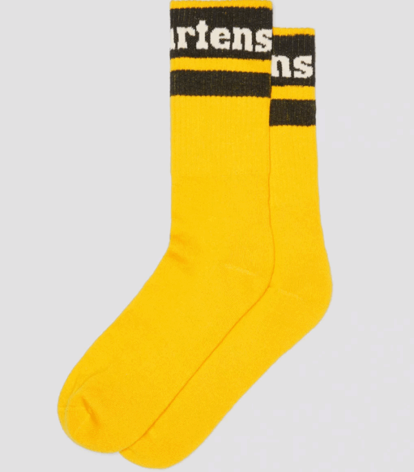 Dr Martens Socks Logo Yellow / Black