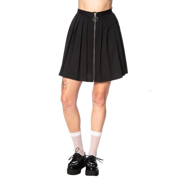 Black URBAN VAMP PLEATS SKIRT