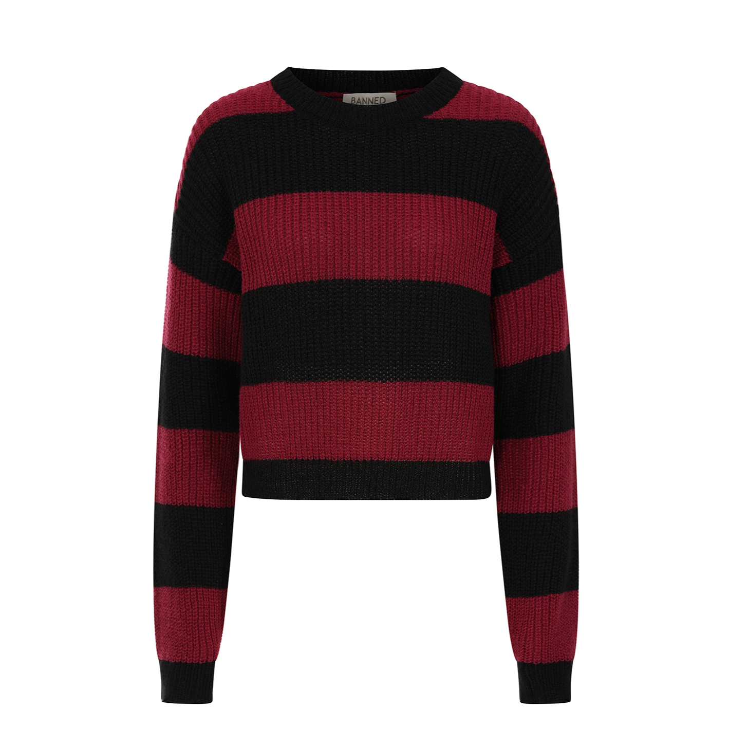 Black/Burgundy MARA JUMPER