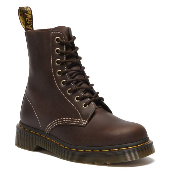 1460 Pascal Wyoming Bruin Leren Veterlaarzen