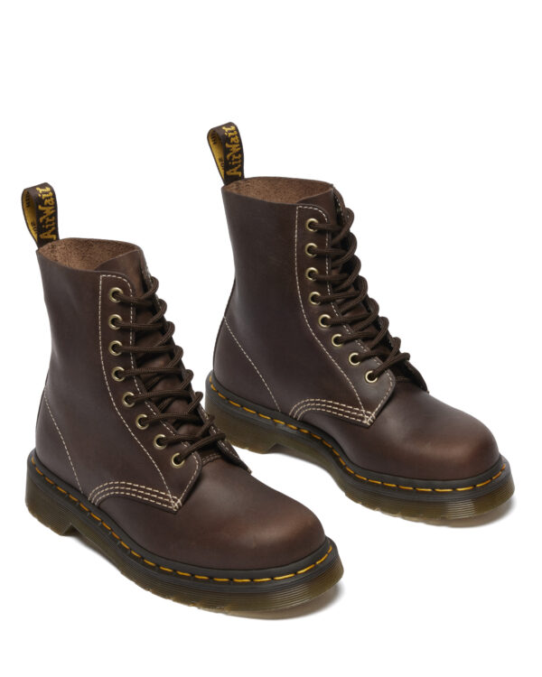 1460 Pascal Wyoming Bruin Leren Veterlaarzen - Afbeelding 2