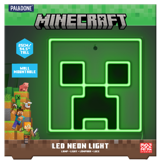 MINECRAFT - Creeper - Wall Mountable LED Neon Light - Afbeelding 2