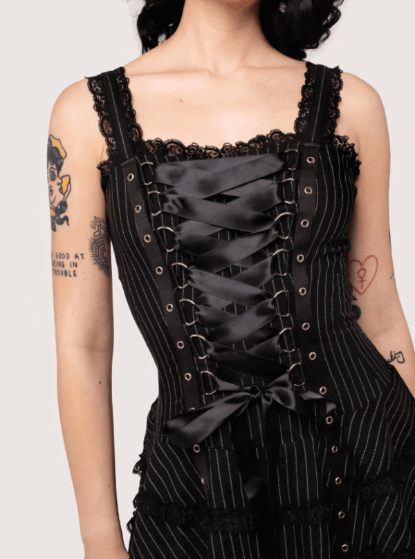 Harley Pinstripe Dress - Afbeelding 4