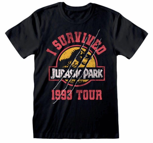 Jurassic Park - I survived 1993 tour T-shirt