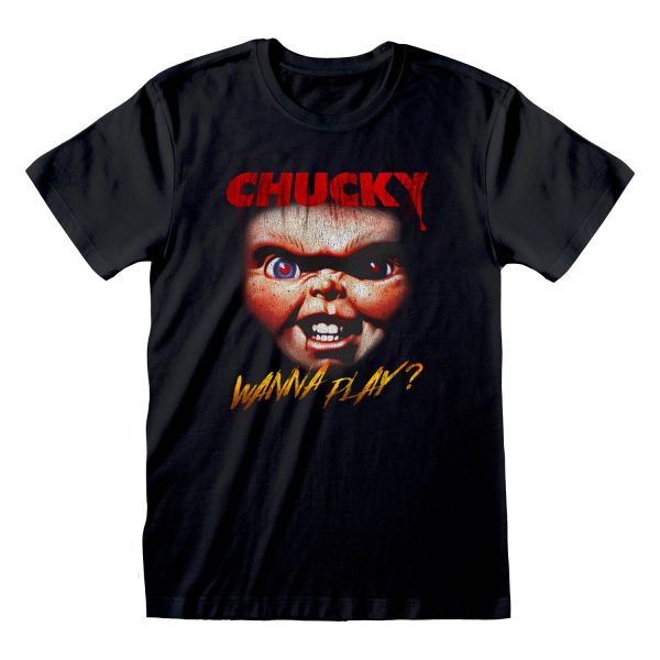 CHK01585TSB-Chucky-FaceDistress-BlackUnisexTee