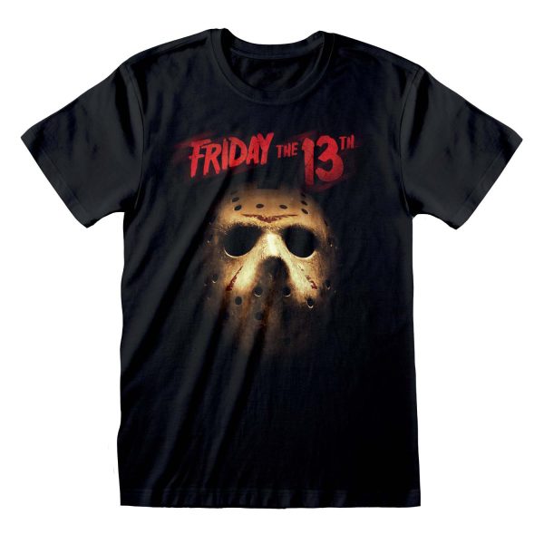 FRI00336TSB-FridayThe13th-Mask-UnisexBlackTee
