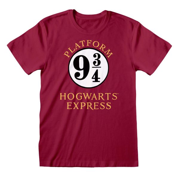 HAR00009TSC-Harry-Potter-Hogwarts-Express-Maroon-Unisex-Tee